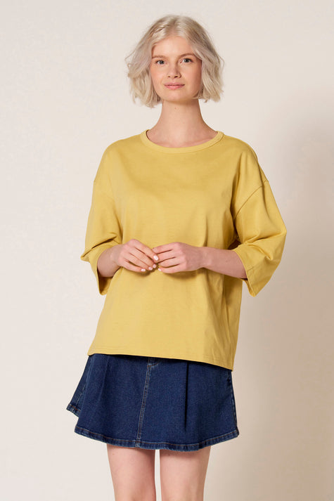 T-shirt à manches courtes - jaune