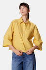 Blouse met 3/4 mouw - geel