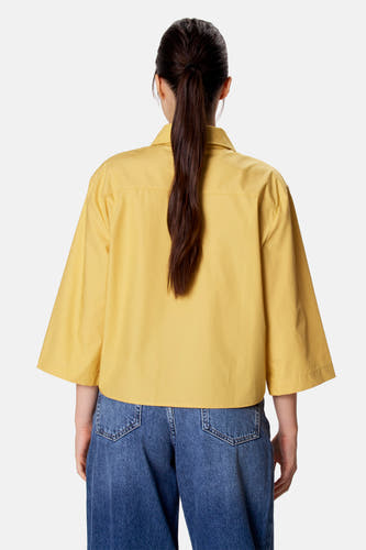 Blouse met 3/4 mouw - geel