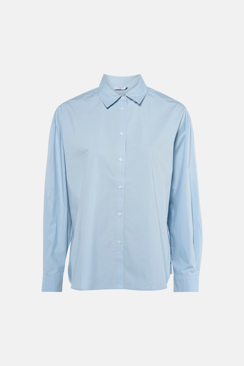 Blouse met lange mouwen - blauw