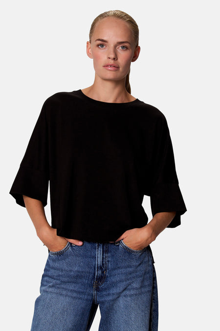 T-shirt met korte mouwen - zwart