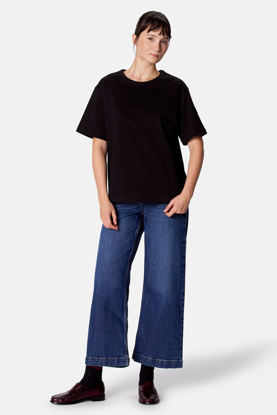 T-shirt met korte mouwen - zwart