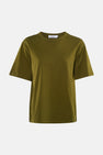 Top uni manche courte vert - Clouds of Fashion