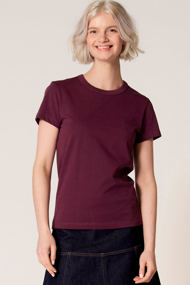 T-shirt met korte mouwen - paars