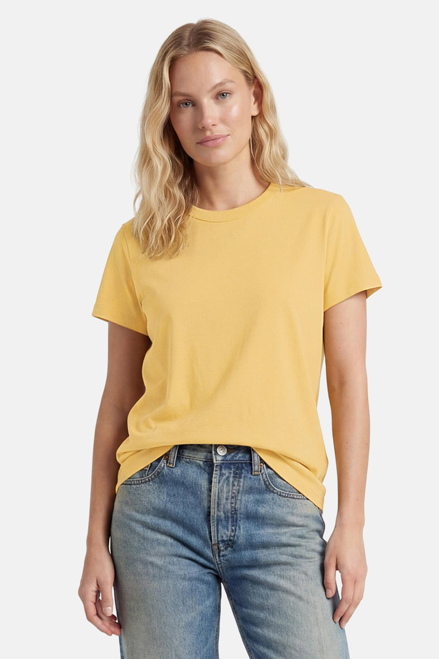 T-shirt - geel