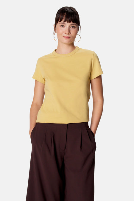 T-shirt - geel