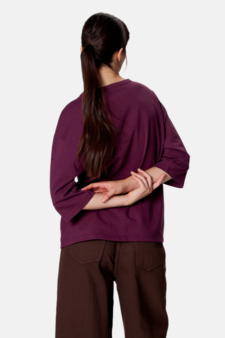 T-shirt - paars