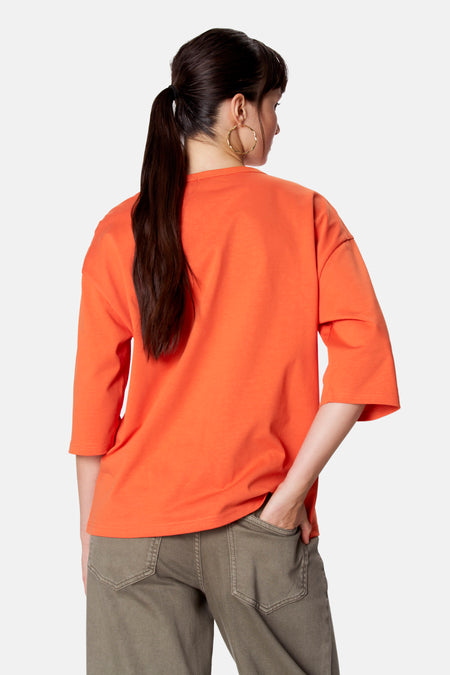 T-shirt - oranje