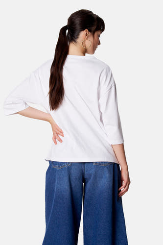 T-shirt met korte mouwen - wit