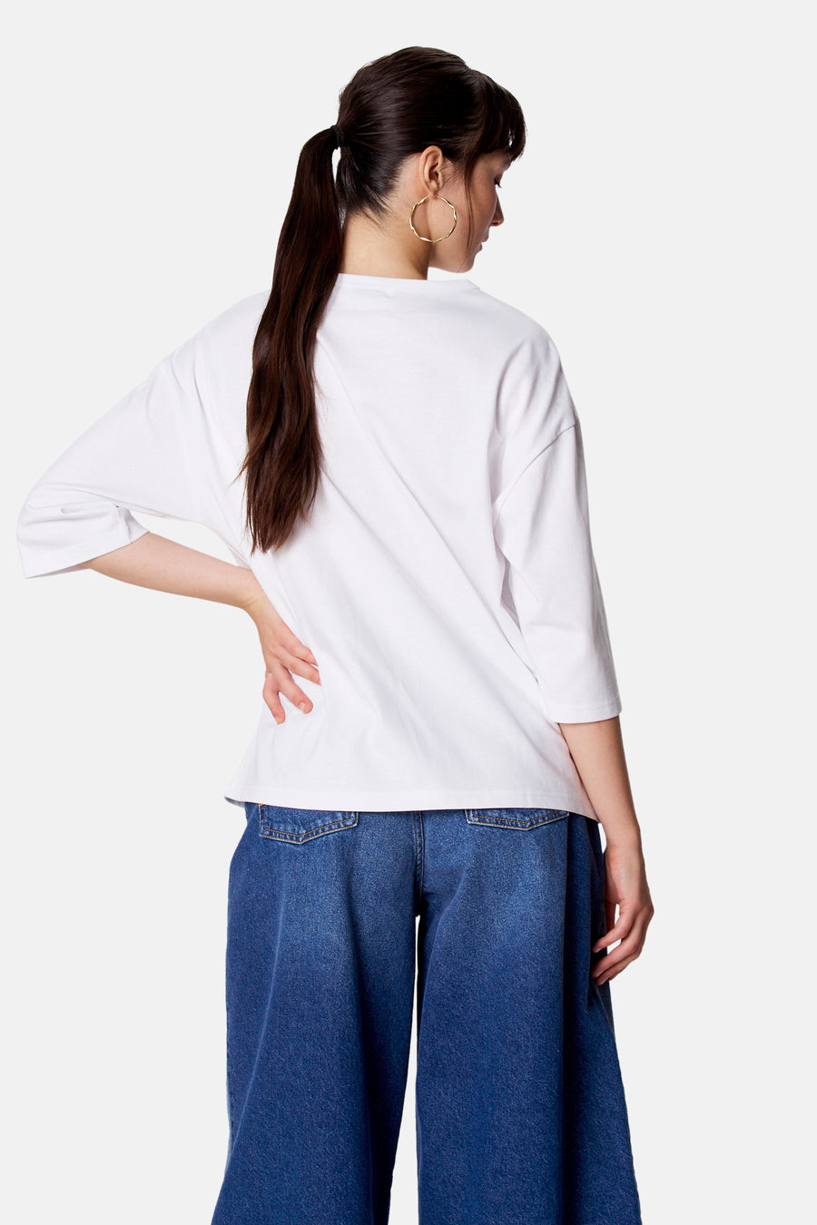 T-shirt met korte mouwen - wit