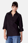 Blouse met lange mouwen - zwart