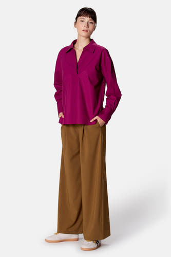 Blouse met lange mouwen - Paars
