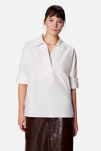 Blouse met lange mouwen - wit