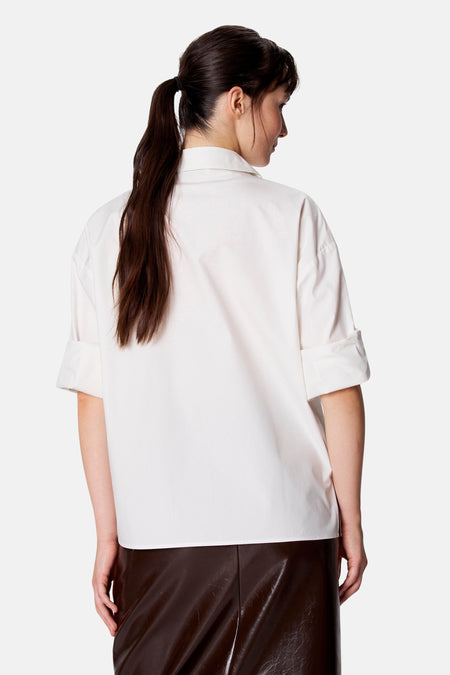 Blouse met lange mouwen - wit