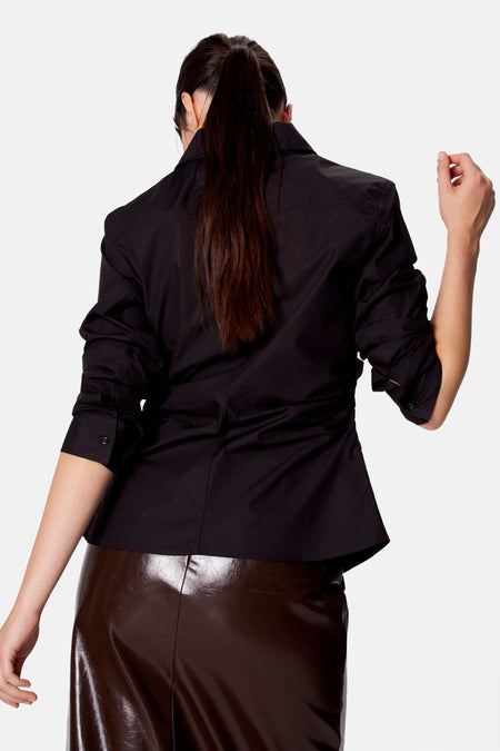Blouse met lange mouwen - zwart