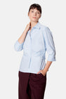 Blouse met lange mouwen - blauw