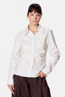 Blouse met lange mouwen - wit