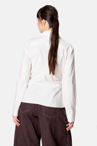 Blouse met lange mouwen - wit