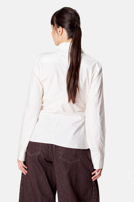 Blouse met lange mouwen - wit