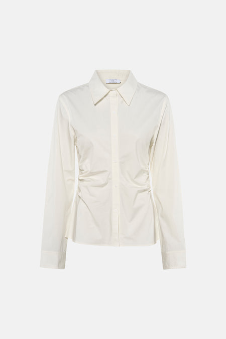 Blouse à manches longues - blanc