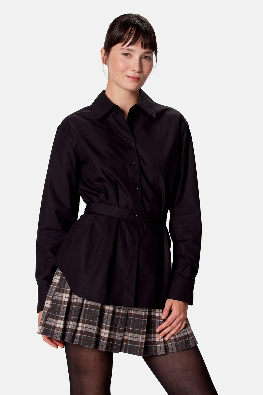 Blouse met lange mouwen - zwart
