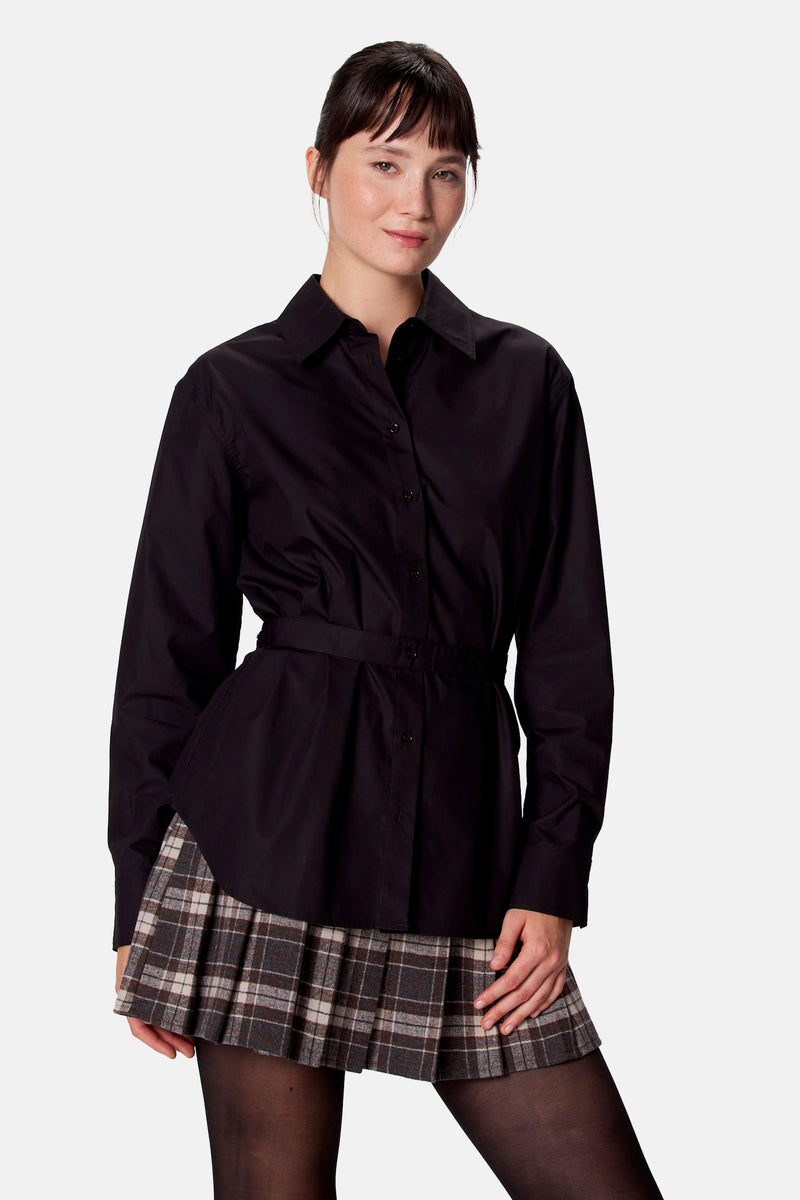 Blouse met lange mouwen - zwart