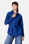 Blouse met lange mouwen - blauw