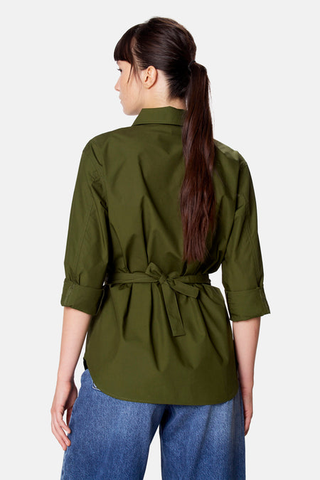 Blouse met lange mouwen - groen