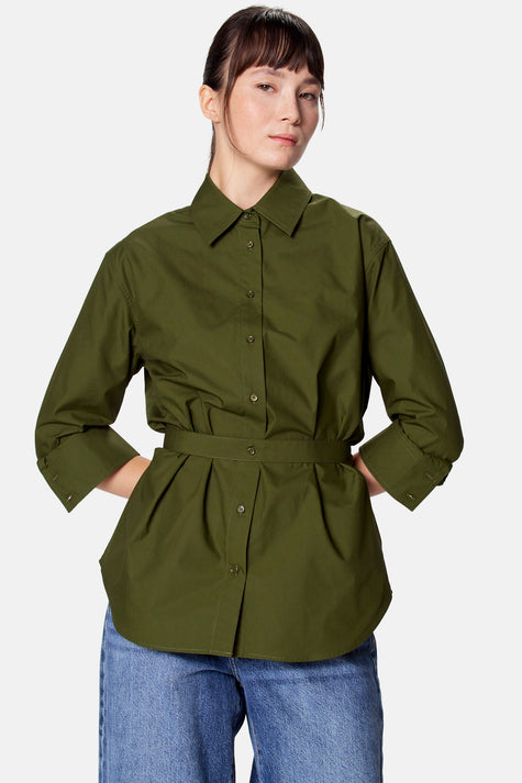Blouse met lange mouwen - groen