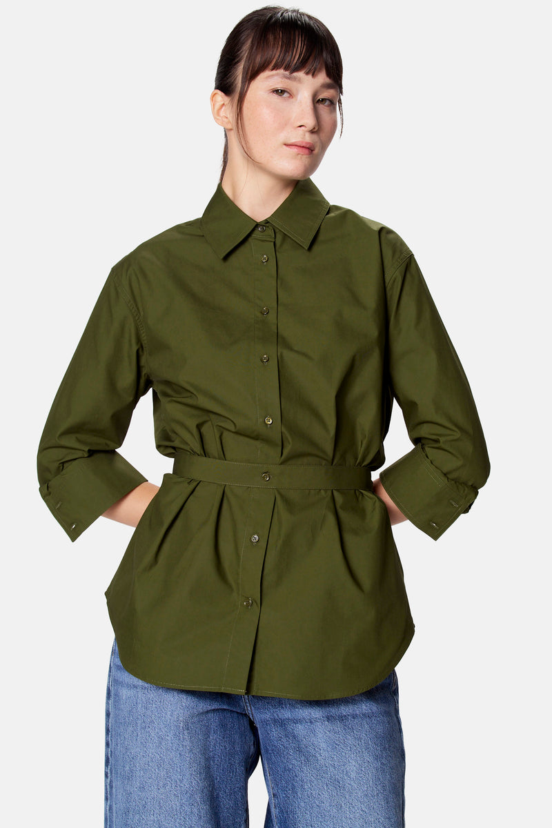 Blouse met lange mouwen - groen
