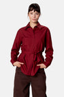 Blouse met lange mouwen - rood