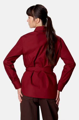 Blouse met lange mouwen - rood