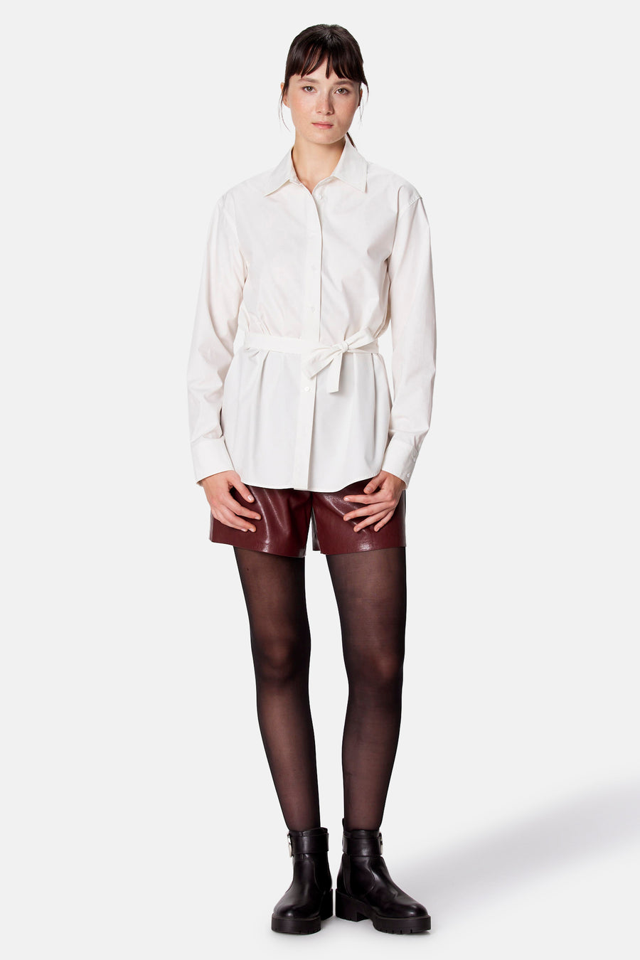 Blouse met lange mouwen - wit