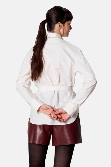 Blouse met lange mouwen - wit