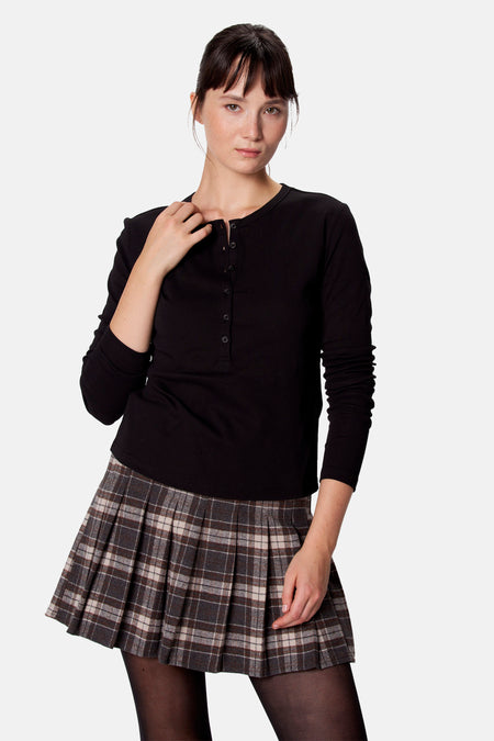 Top (lange mouwen) zwart - Clouds of Fashion
