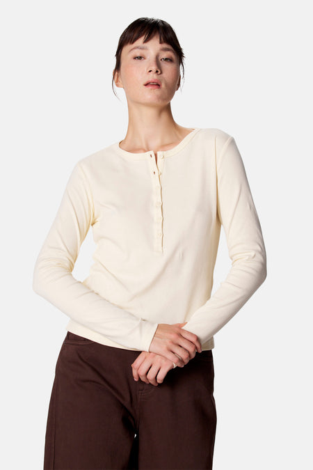 Top (lange mouwen) geel - Clouds of Fashion