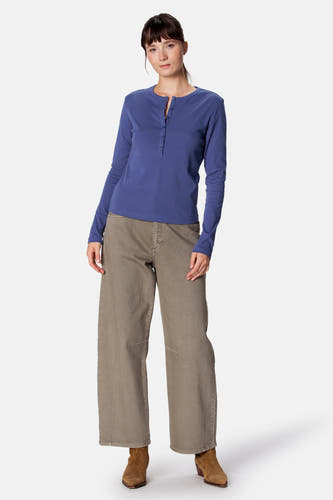 Top (lange mouwen) blauw - Clouds of Fashion