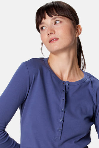 Top (lange mouwen) blauw - Clouds of Fashion