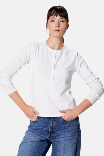 Top (lange mouwen) wit - Clouds of Fashion