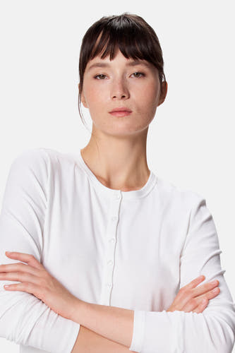 Top (lange mouwen) wit - Clouds of Fashion