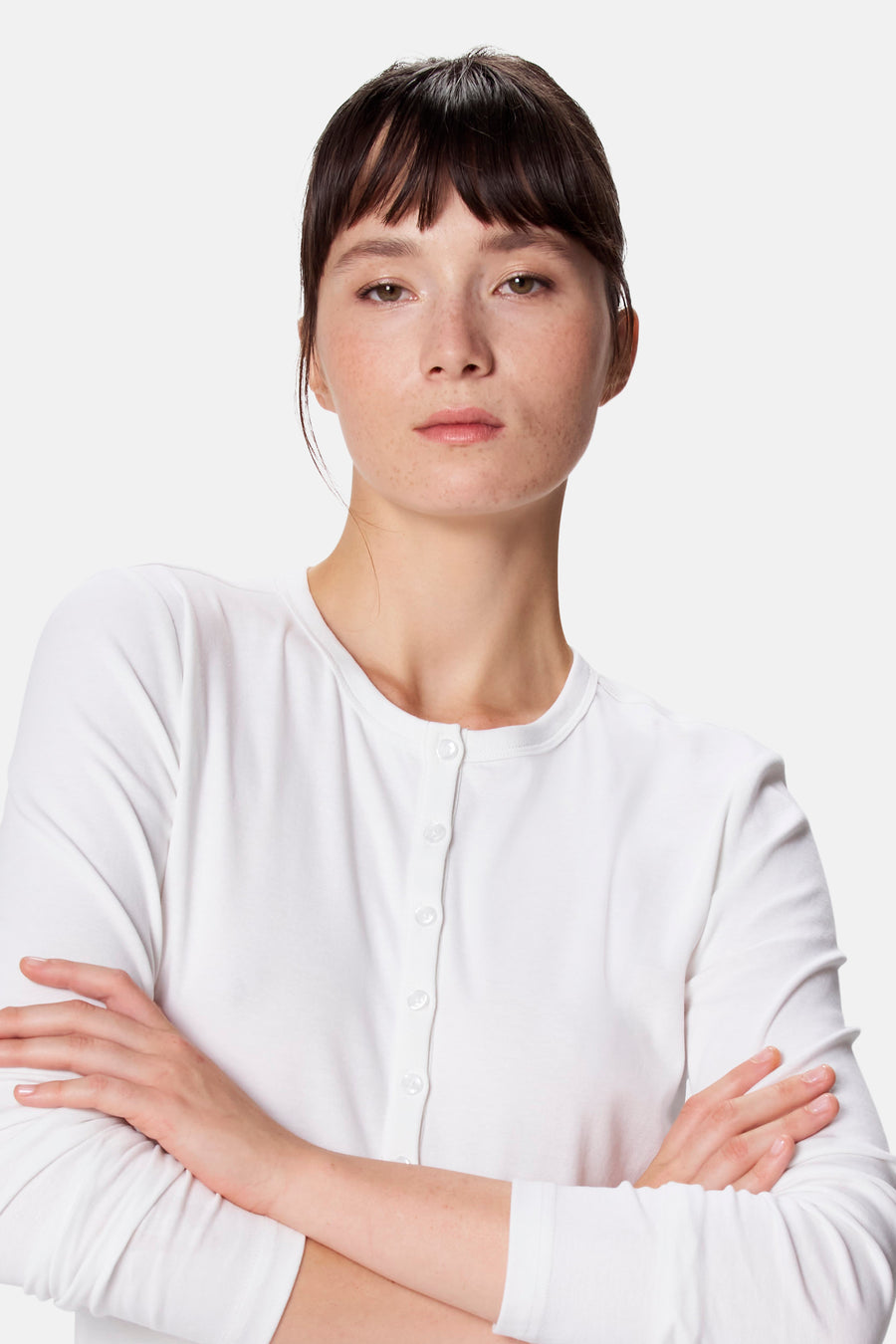 Top (lange mouwen) wit - Clouds of Fashion