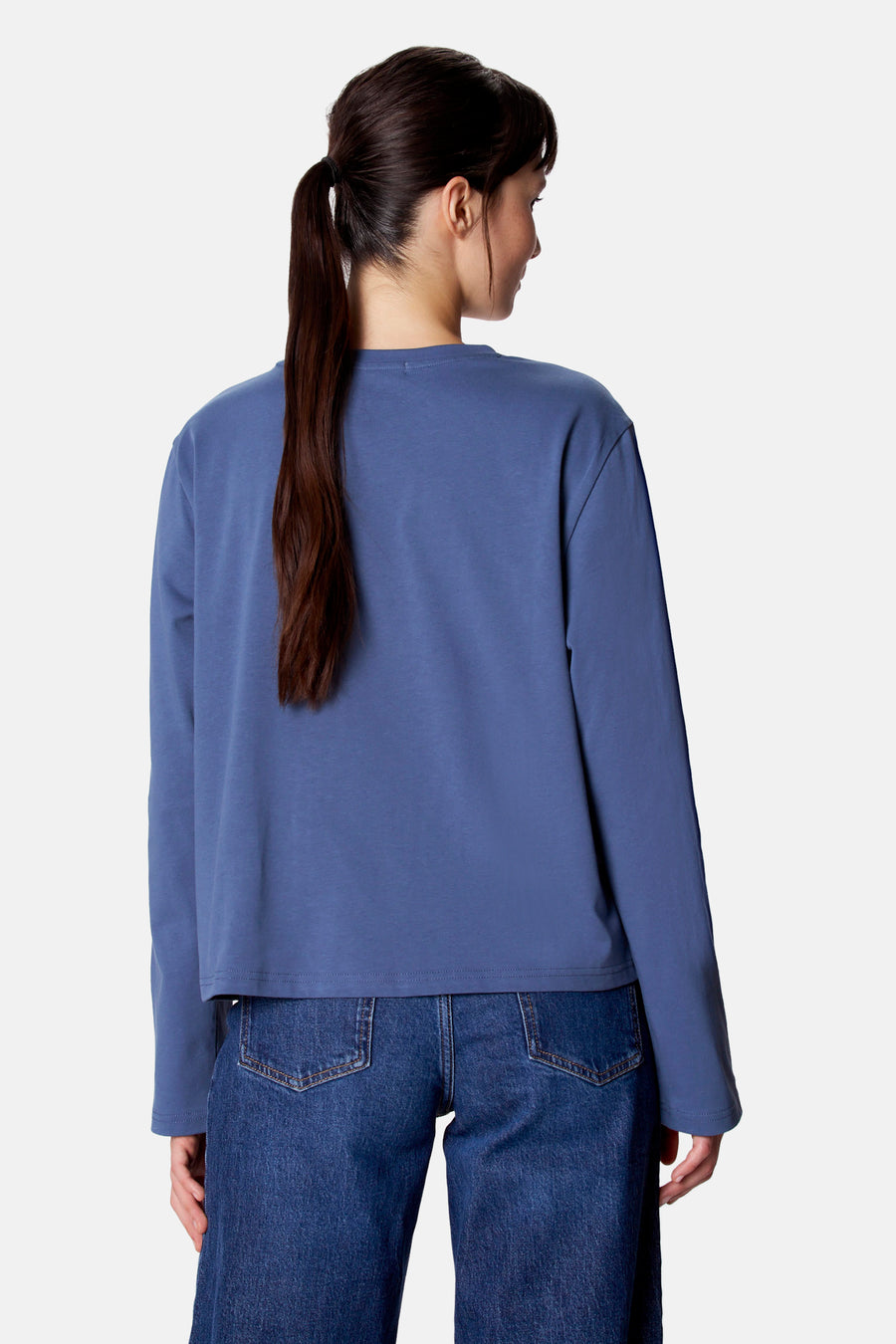 Top (lange mouwen) blauw - Clouds of Fashion