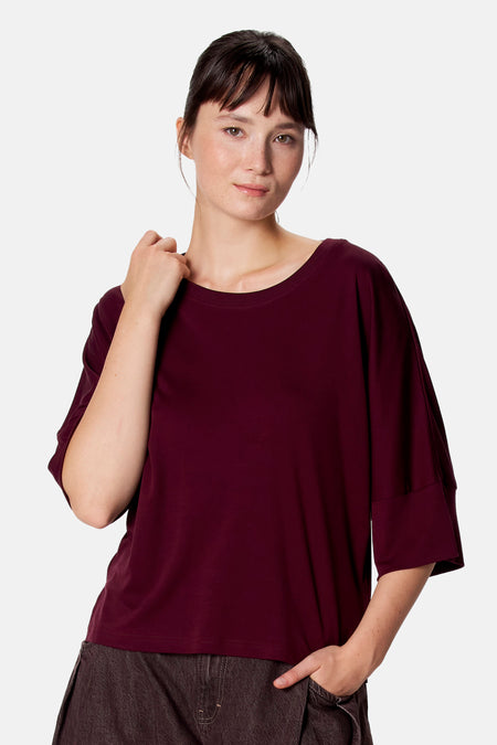 Top (korte mouwen) rood - Clouds of Fashion