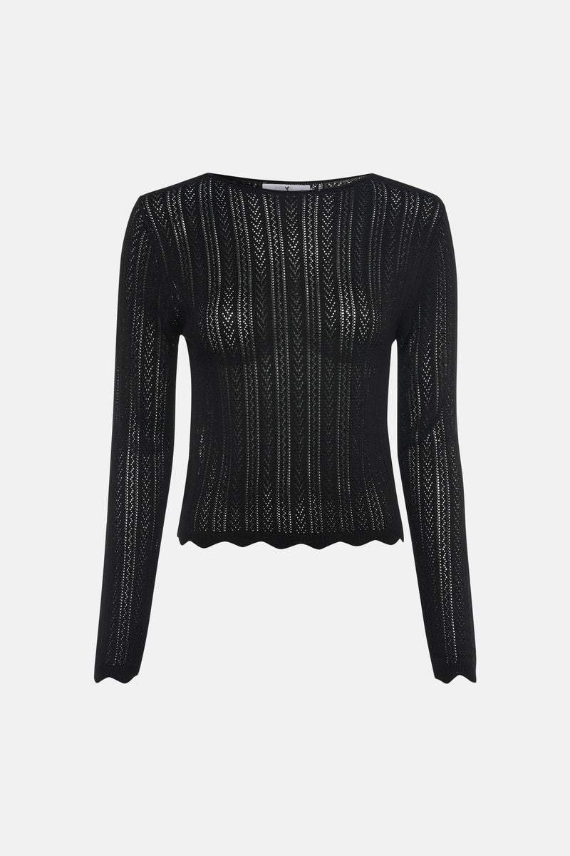 T-shirt à manches longues - noir