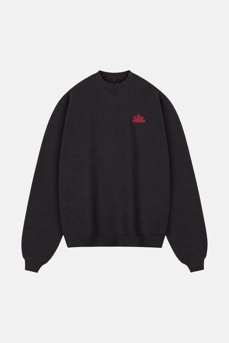 Sweat col O noir - BASELAB