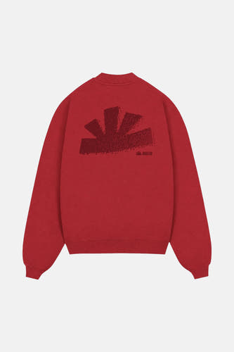 Sweater O-hals - rood
