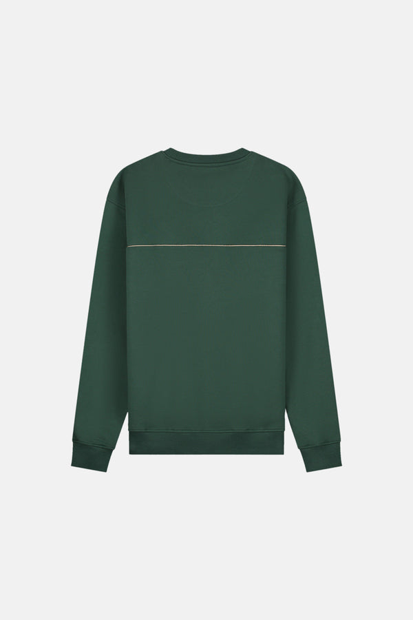 Sweater met ronde hals Groen - BASELAB