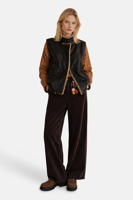 Veste sans manches - brun