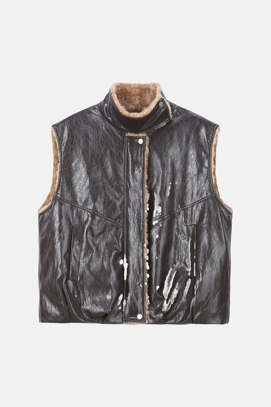 Veste sans manches - brun
