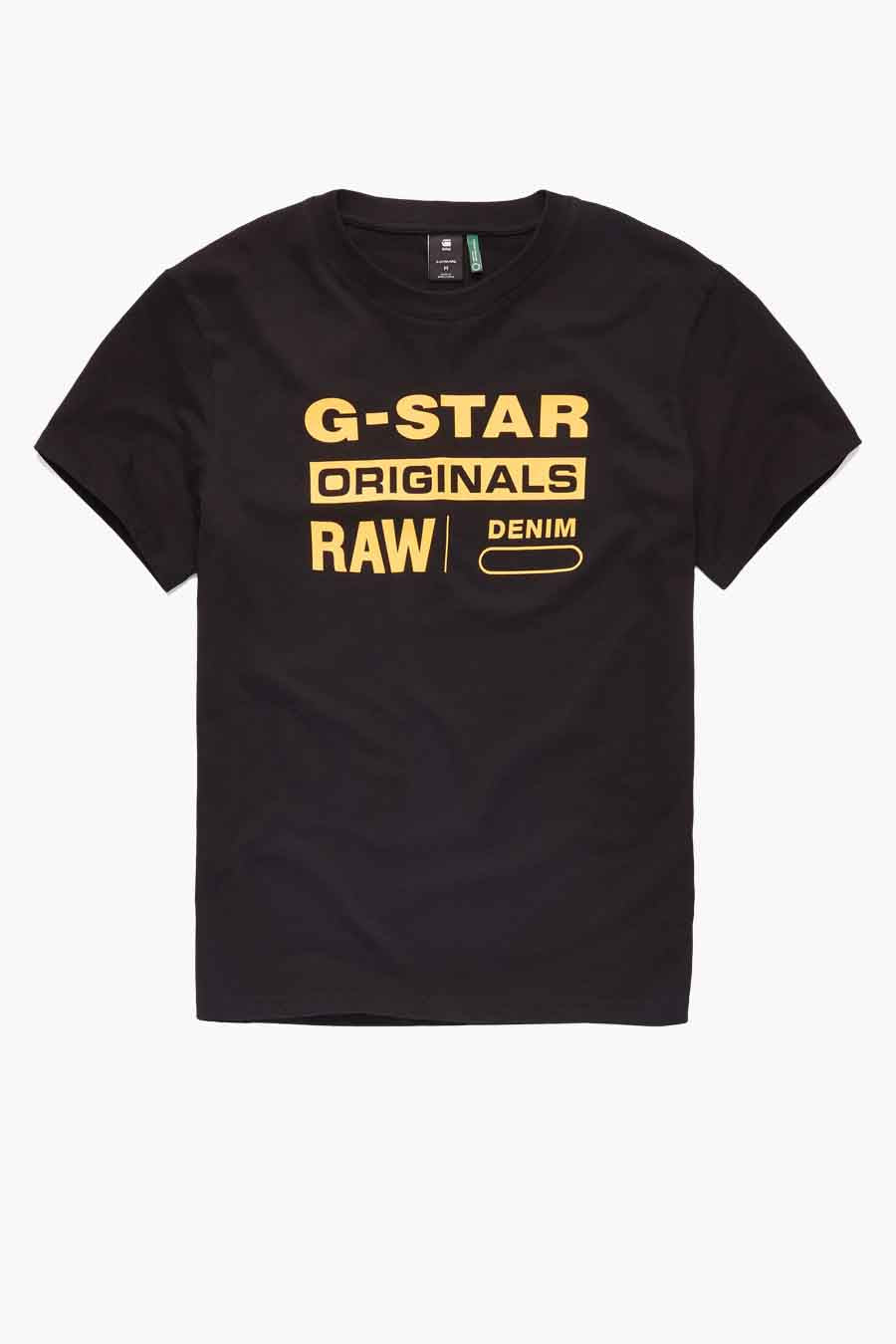 T-shirt (manches courtes) Noir - G-Star RAW